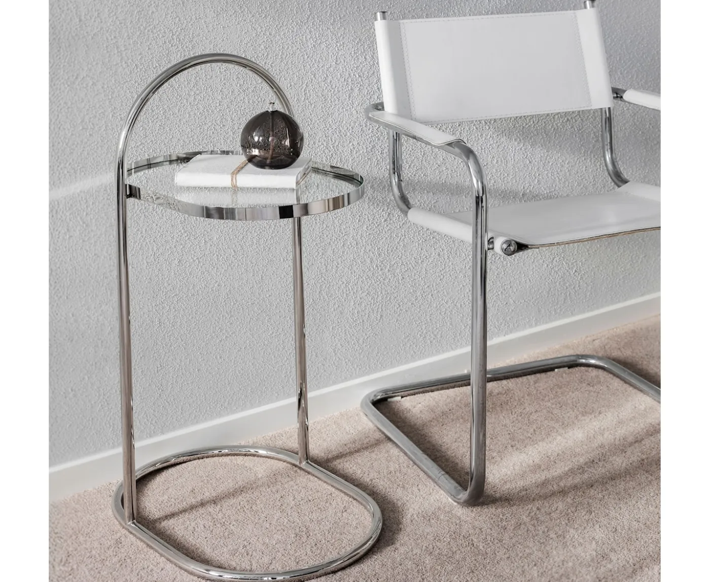 Mette Ditmer Moves Sidobord Chrome 51x76