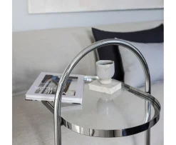 Mette Ditmer Moves Sidobord Chrome 51x76