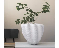 Mette Ditmer Shell Vas Offwhite Large
