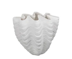 Mette Ditmer Shell Vas Offwhite Large