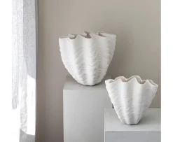 Mette Ditmer Shell Vas Offwhite Large