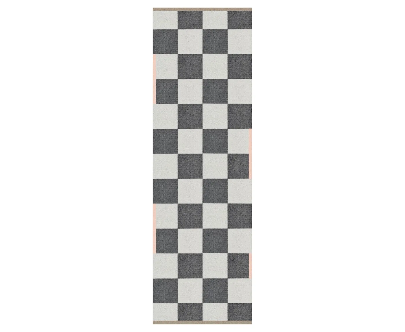 Mette Ditmer Square All-Round Gångmatta Dark Grey 77x240