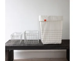 Mette Ditmer Store-it Korg med Tygpåse Chrome Large