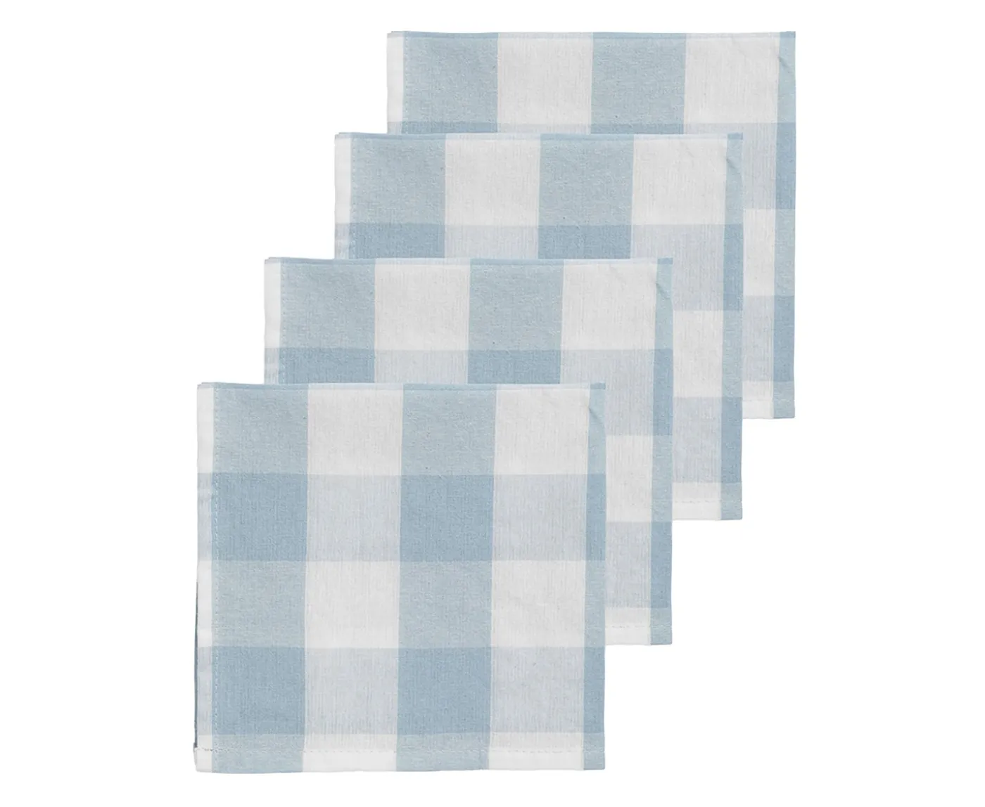 Midnatt Bluey Servettset Blå/Vit 40x40 4-pack