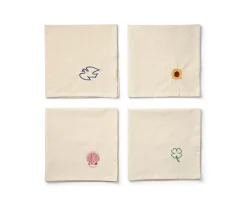 Midnatt Charms Servett 4-pack