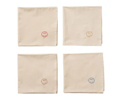 Midnatt Happy Servett 4-pack