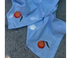 Midnatt Oranges Servett 4-pack