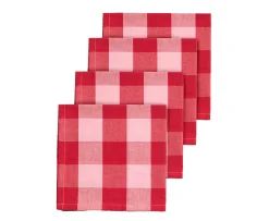 Midnatt Paola Servett Pink/Red 4-pack