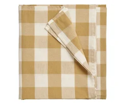Midnatt Ruth Duk Gul/Vit 250x145