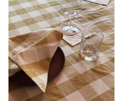 Midnatt Ruth Duk Gul/Vit 250x145