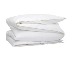 Mille Notti Allegro Påslakan EKO Vit/Beige Enkel