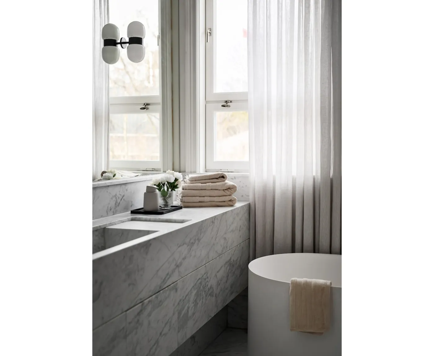 Mille Notti Fontana Handduk EKO Ivory 50x70