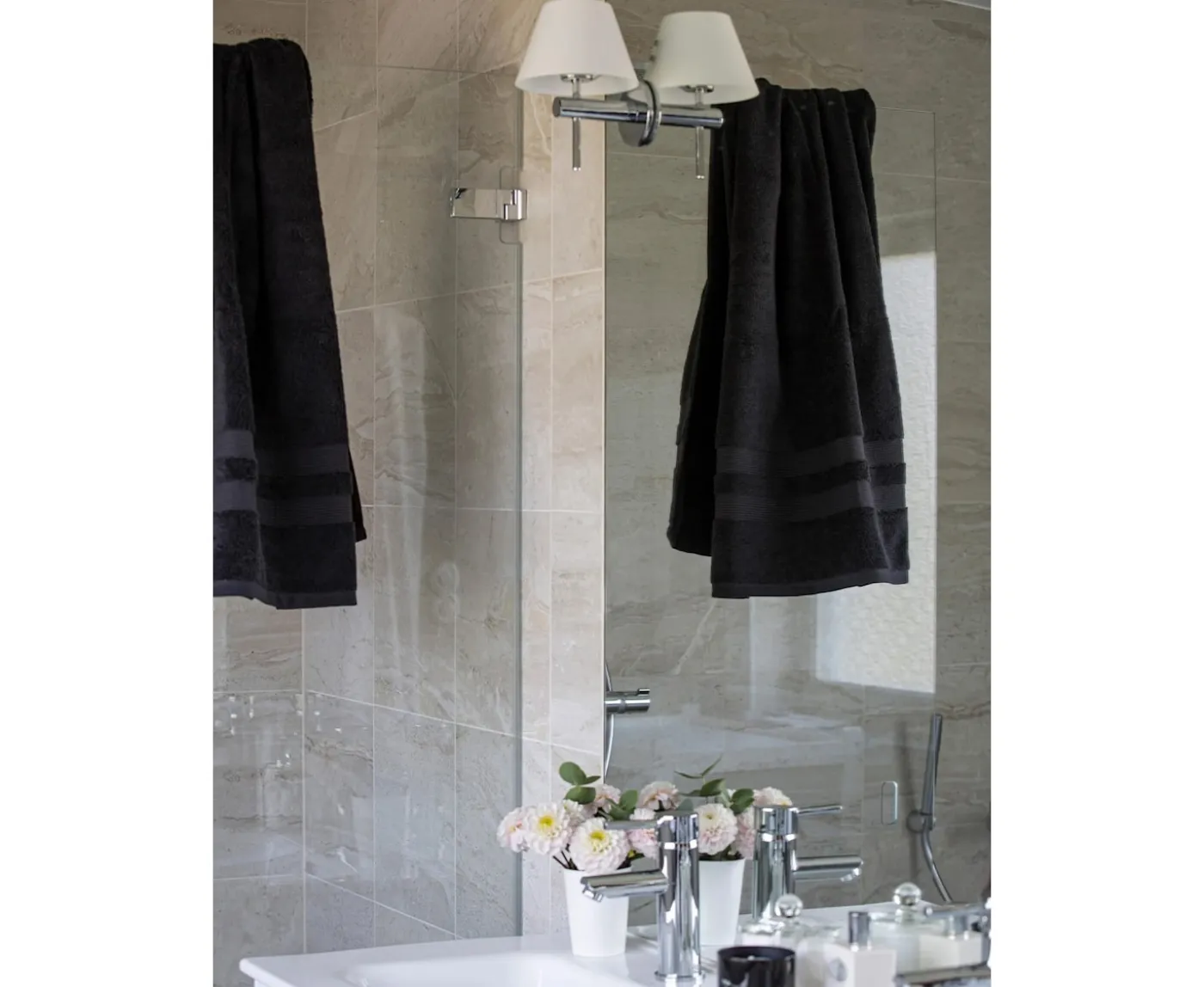 Mille Notti Fontana Handduk EKO Antracit 30x50
