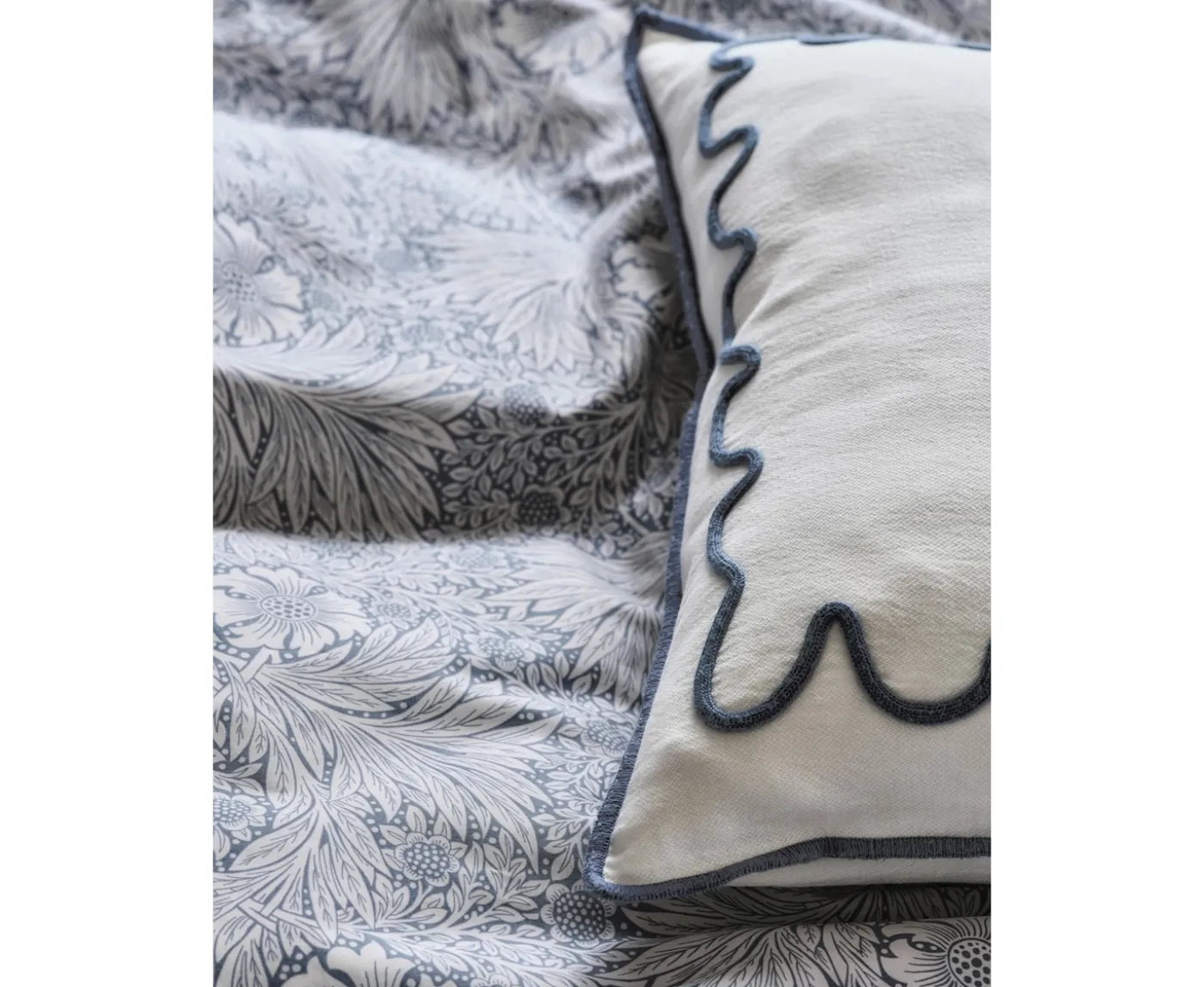 Mille Notti Marigold Örngott Blue/Ivory 50x90
