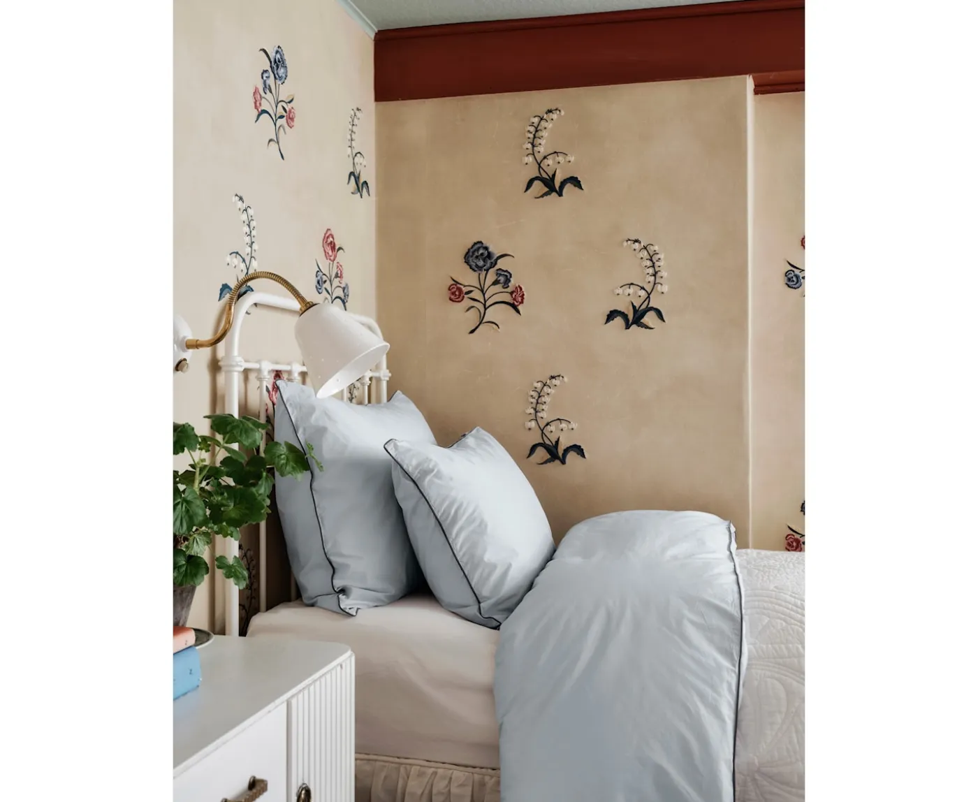 Mille Notti Powder Örngott EKO Ljusblå/Mörkblå 50x90