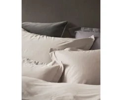 Mille Notti Satina Påslakan Beige Dubbel