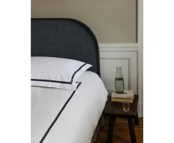 Mille Notti Singolo Påslakan EKO Percale Mörkgrå Enkel