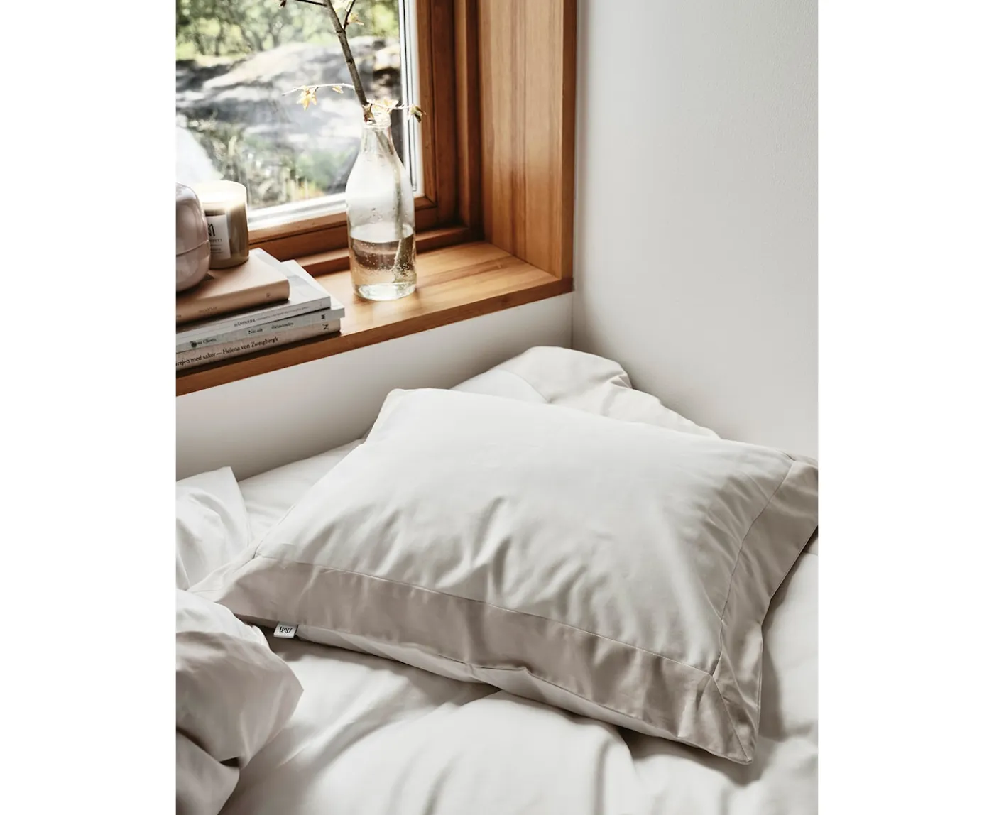 Mille Notti Sobrio Örngott Satin Sand 60x80