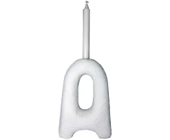 Mogihome Li Ljusstake Vit 25,7cm