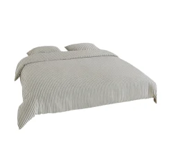 Movesgood Bamboo 3-del Påslakanset Grey Stripe