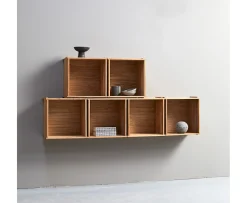 Muubs Blocks Vägghylla Natural Oil Oak 44x30