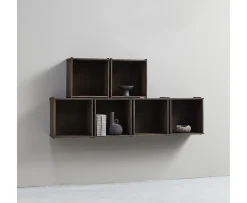 Muubs Blocks Vägghylla Smoked Oak 44x30