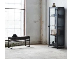 Muubs Bronx Bänk Black Iron/Suede Small