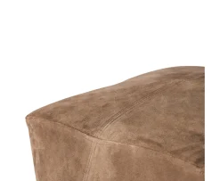 Muubs Bronx Sittpuff Brown Suede Large