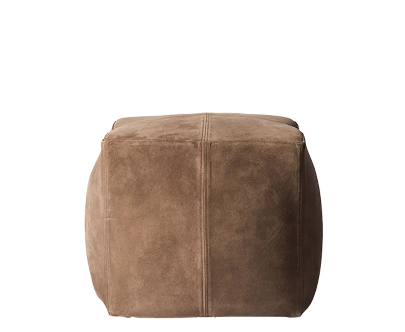 Muubs Bronx Sittpuff Brown Suede Large