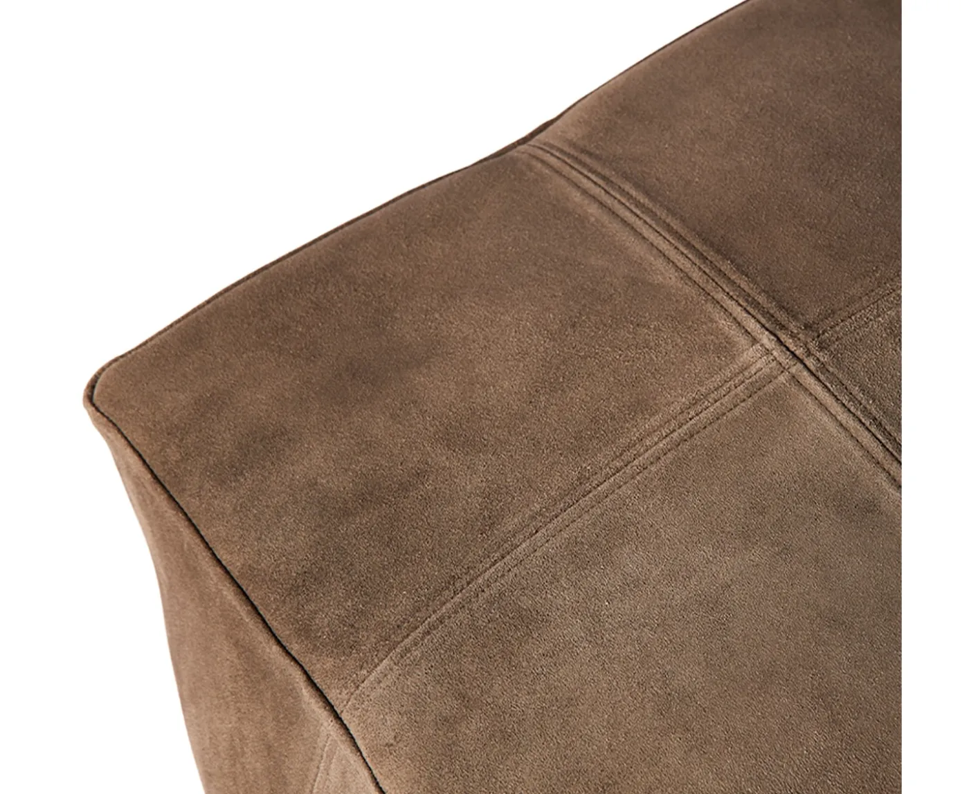 Muubs Bronx Sittpuff Brown Suede Large