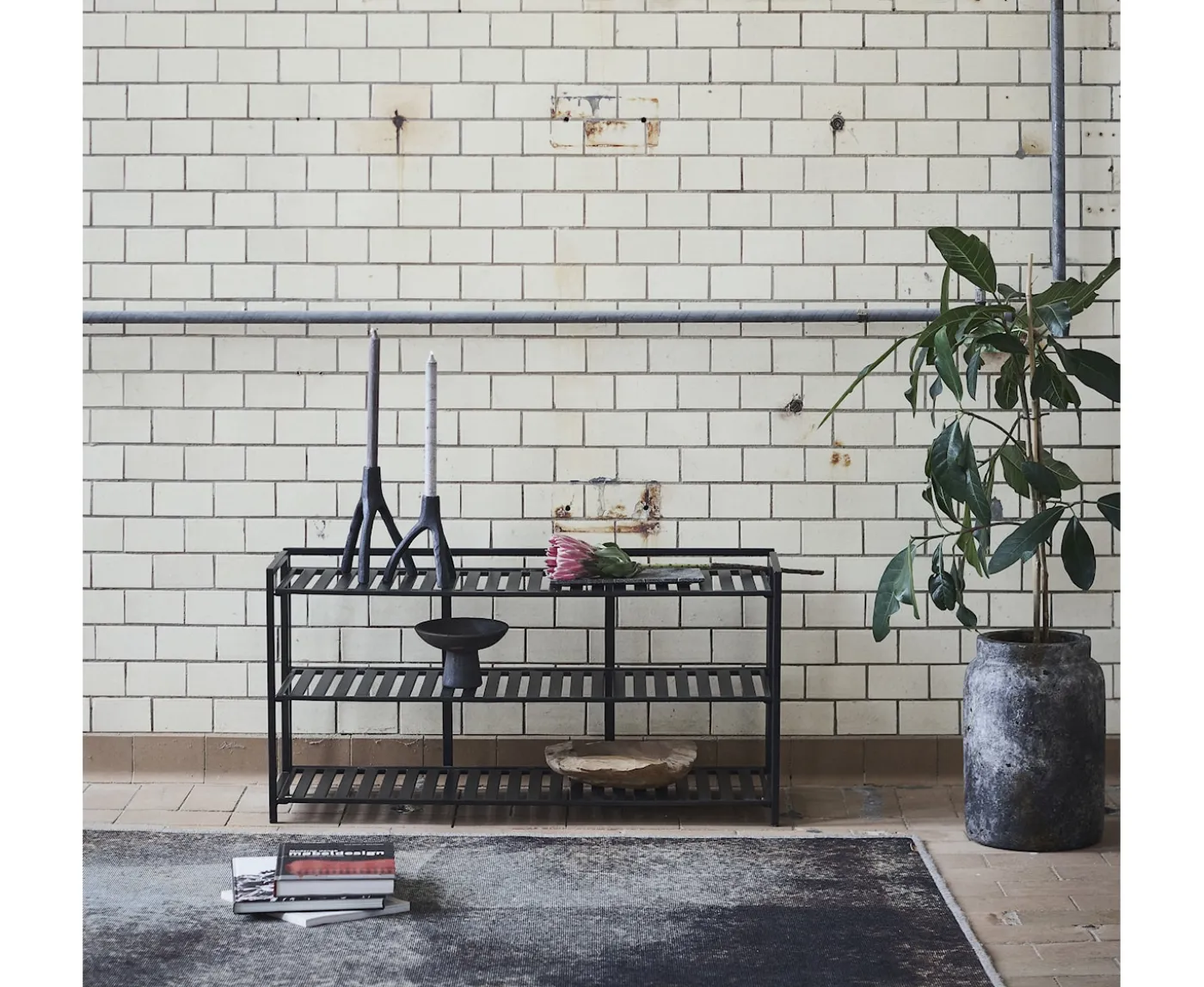 Muubs Manhattan Bokhylla Black Long