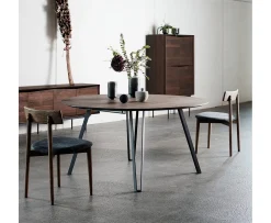Muubs Tetra Matstol Dark Oiled Oak/Granite