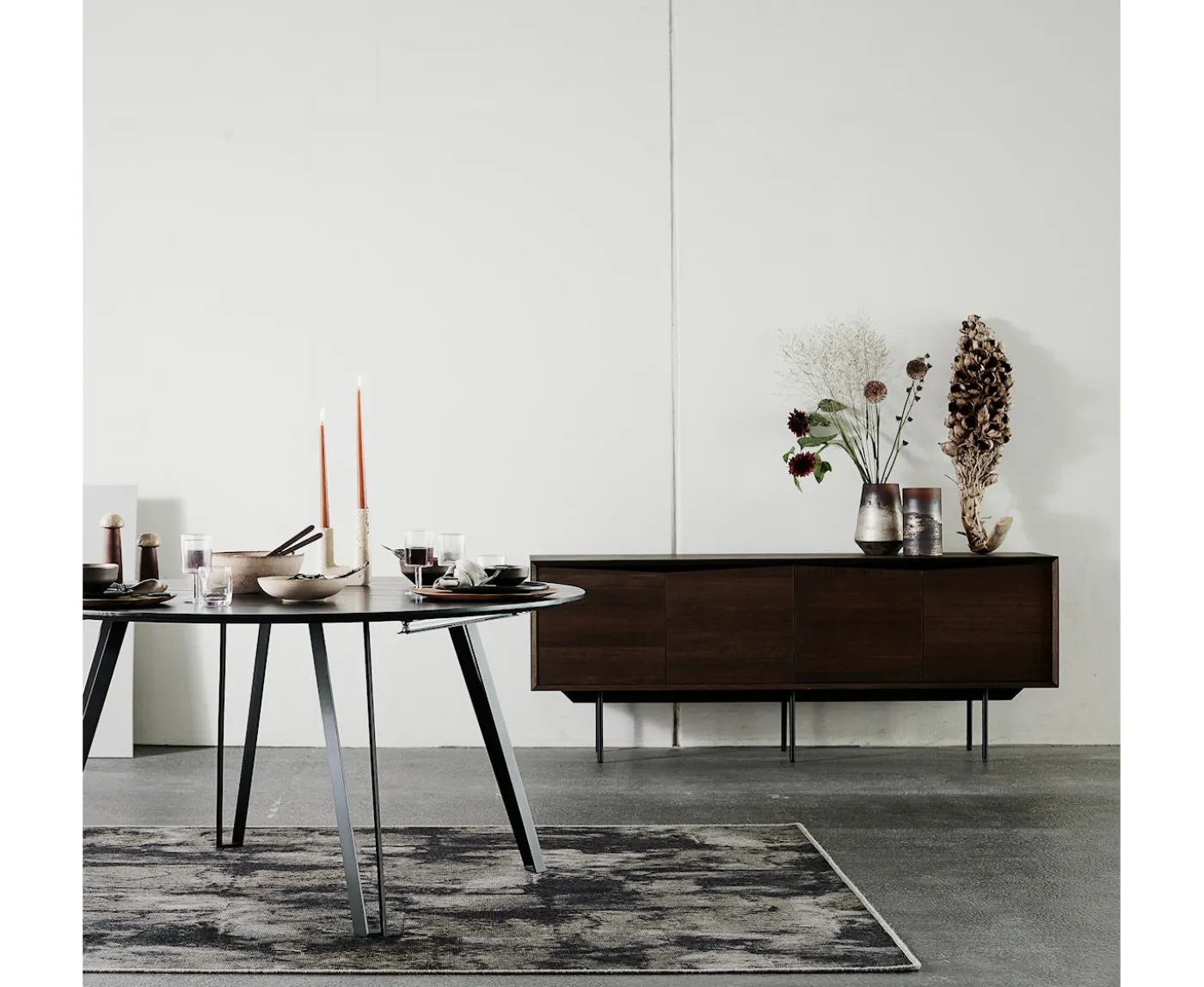 Muubs Wing 4 dörrar Sideboard Smoked Oak 185x72