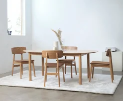 Nordic Home Abel Matstol PU Tan