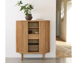Nordic Home Alice Skåp Natural Oak 125cm