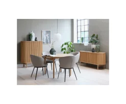 Nordic Home Alice Skåp Natural Oak 125cm