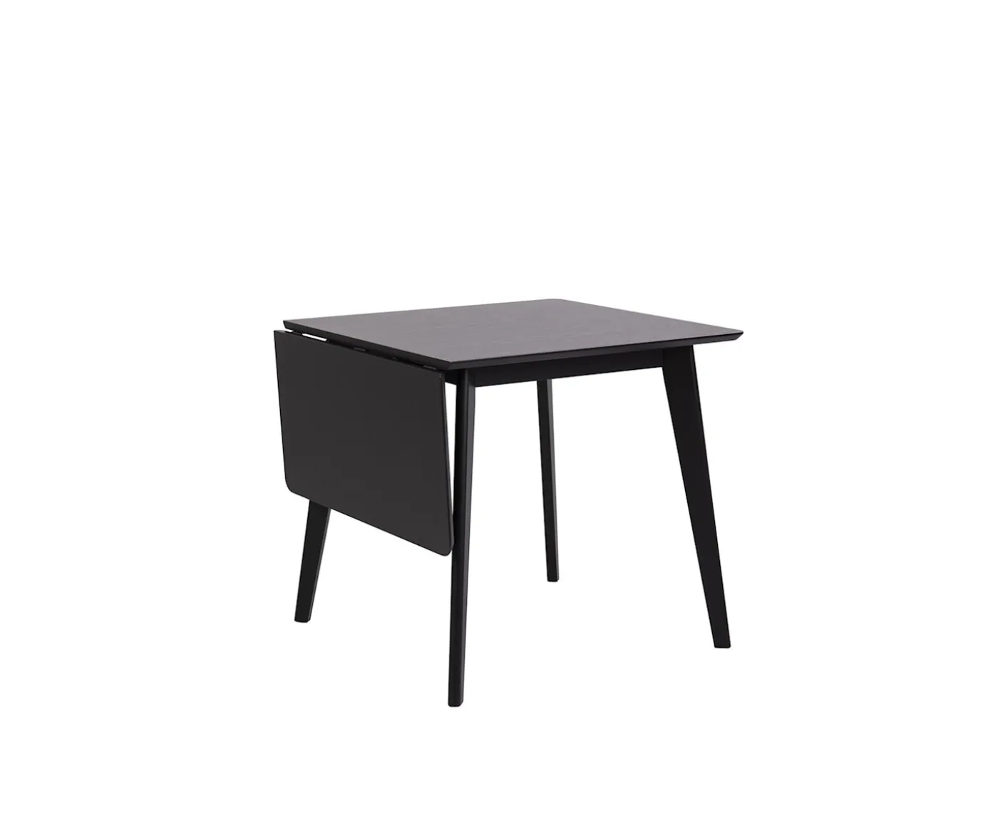 Nordic Home Amina Klaffbord Svart 80/120x80cm
