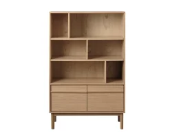 Nordic Home Andrea Bokhylla Natural Oak 140cm