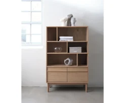 Nordic Home Andrea Bokhylla Natural Oak 140cm