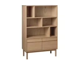 Nordic Home Andrea Bokhylla Natural Oak 140cm