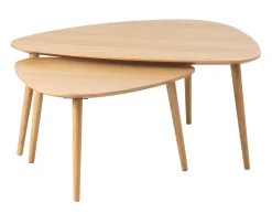 Nordic Home Artie Triangluar Satsbord Natural
