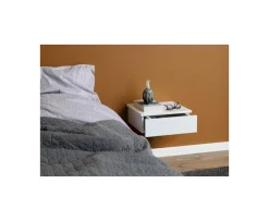 Nordic Home Aurea Sängbord Vit 37cm