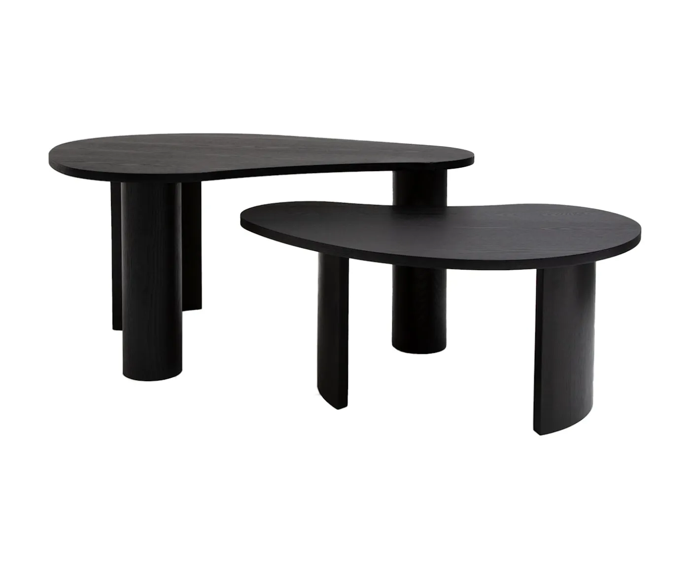 Nordic Home Carolin Satsbord Svart 2-pack