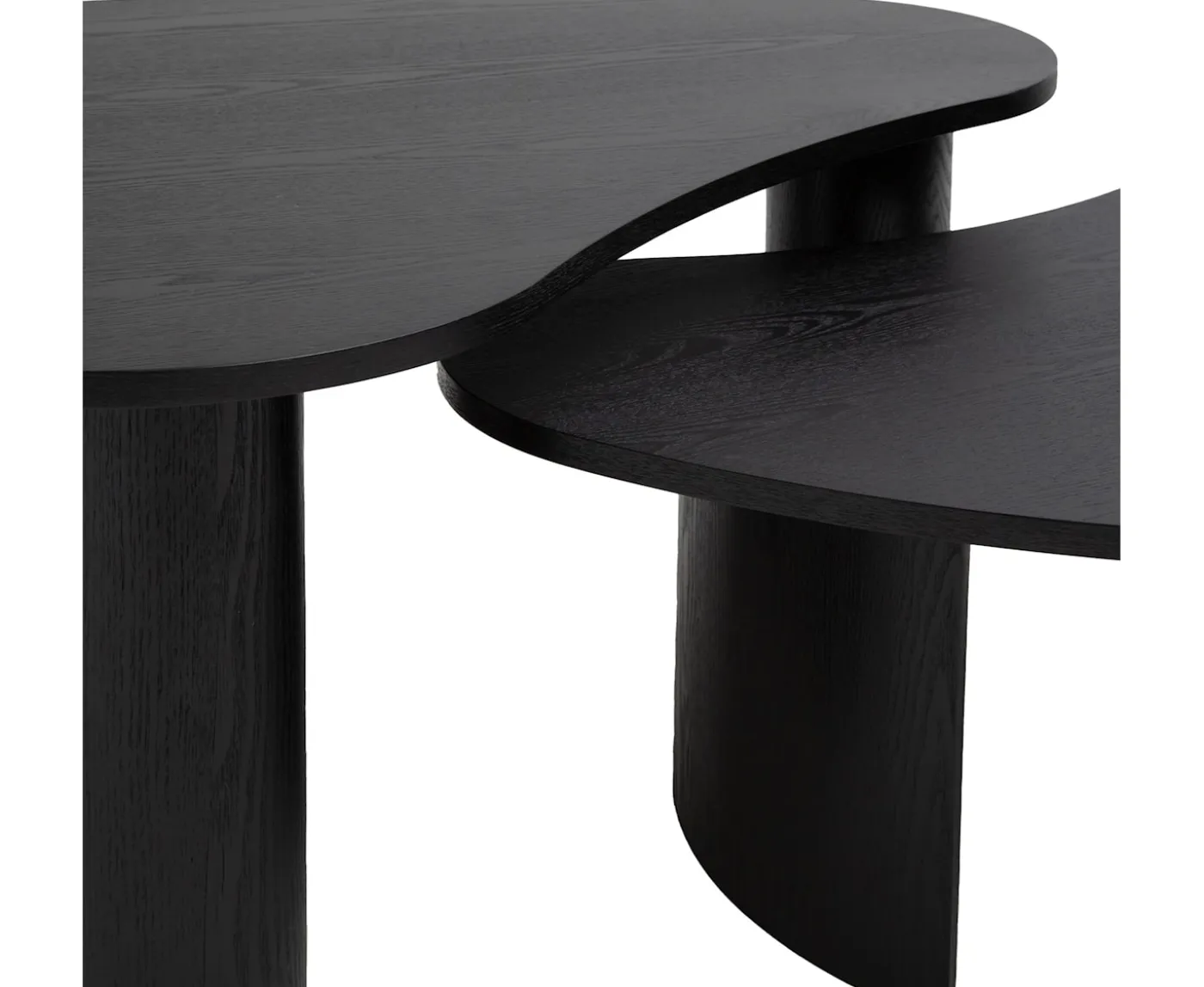 Nordic Home Carolin Satsbord Svart 2-pack