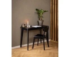 Nordic Home Cordelia Skrivbord Ek Black 100x75