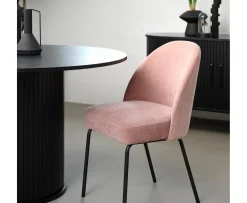Nordic Home Dara Matbord Ek Black Ø120