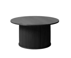 Nordic Home Dara Soffbord Ek Black Ø90