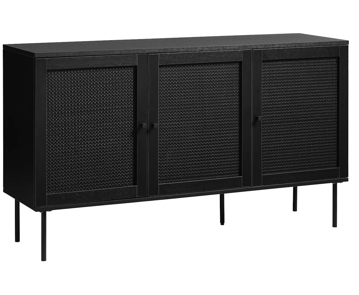 Nordic Home Elin Sideboard Black 140cm