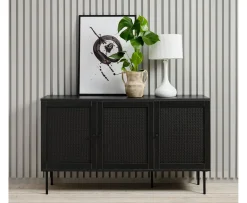 Nordic Home Elin Sideboard Black 140cm