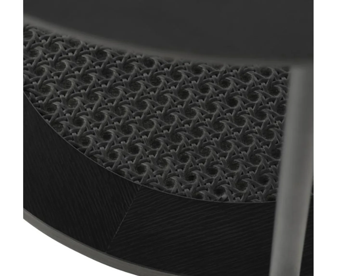 Nordic Home Elin Sidobord Black Ø50